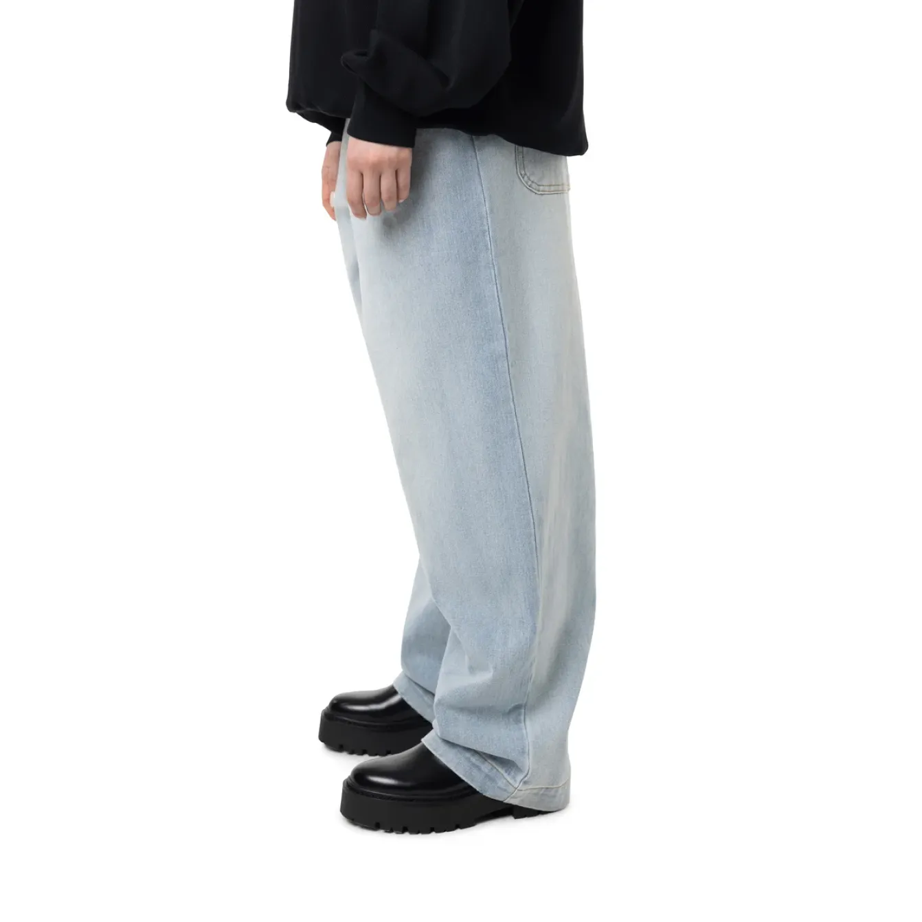 Freeminds Wide leg blue denim Jeans