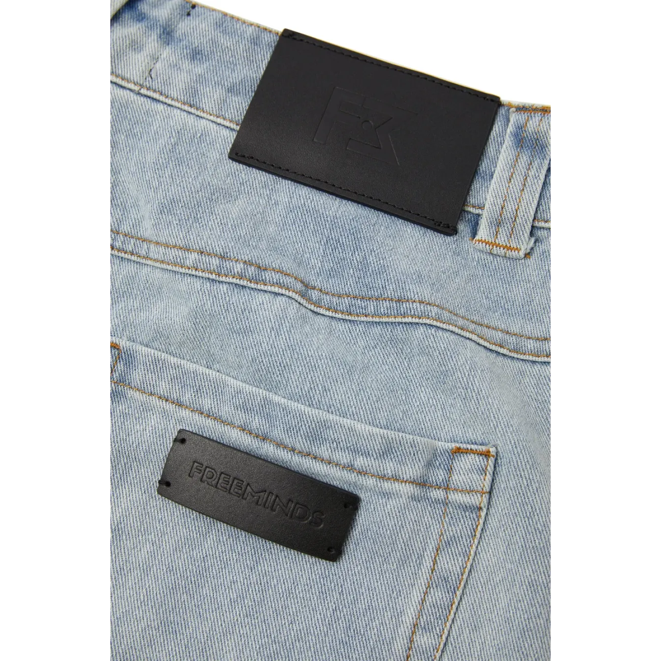 Freeminds Wide leg blue denim Jeans