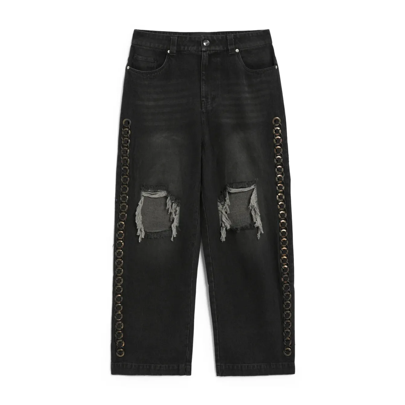Freeminds Wide leg black denim Jeans Freeminds Wide leg black denim Jeans