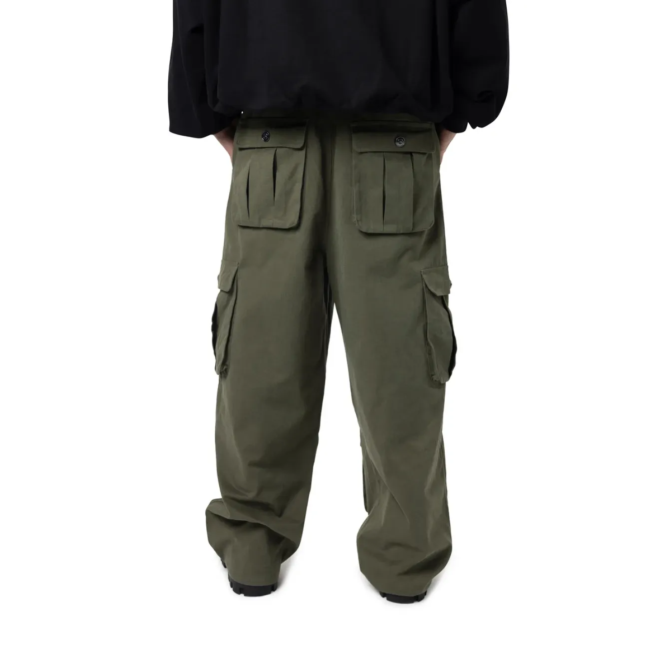 Freeminds - cargo green navy pants