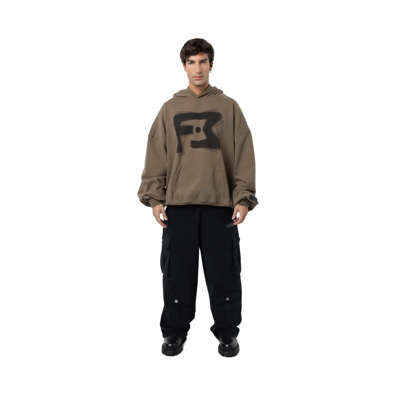 Freeminds cargo black pants