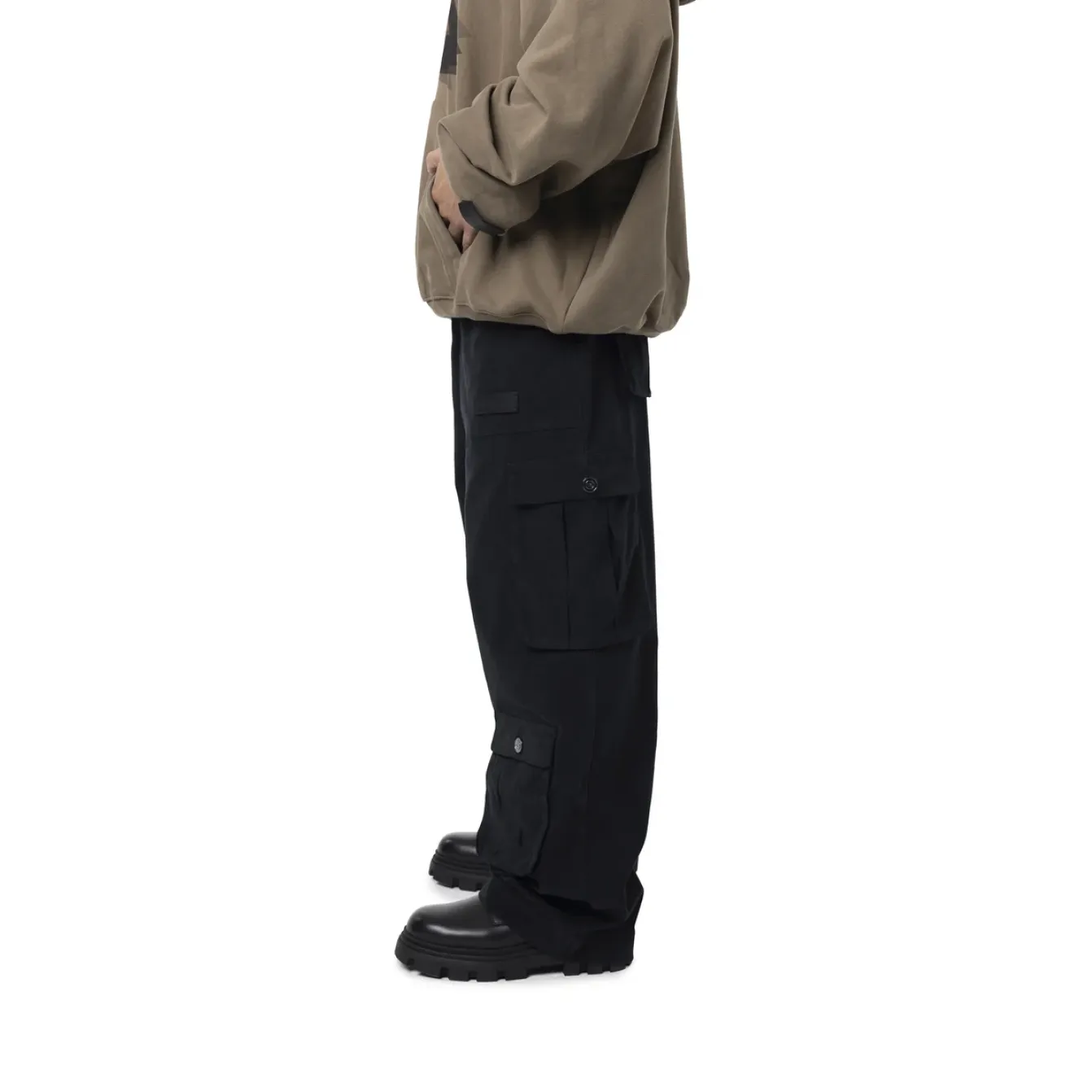 Freeminds cargo black pants