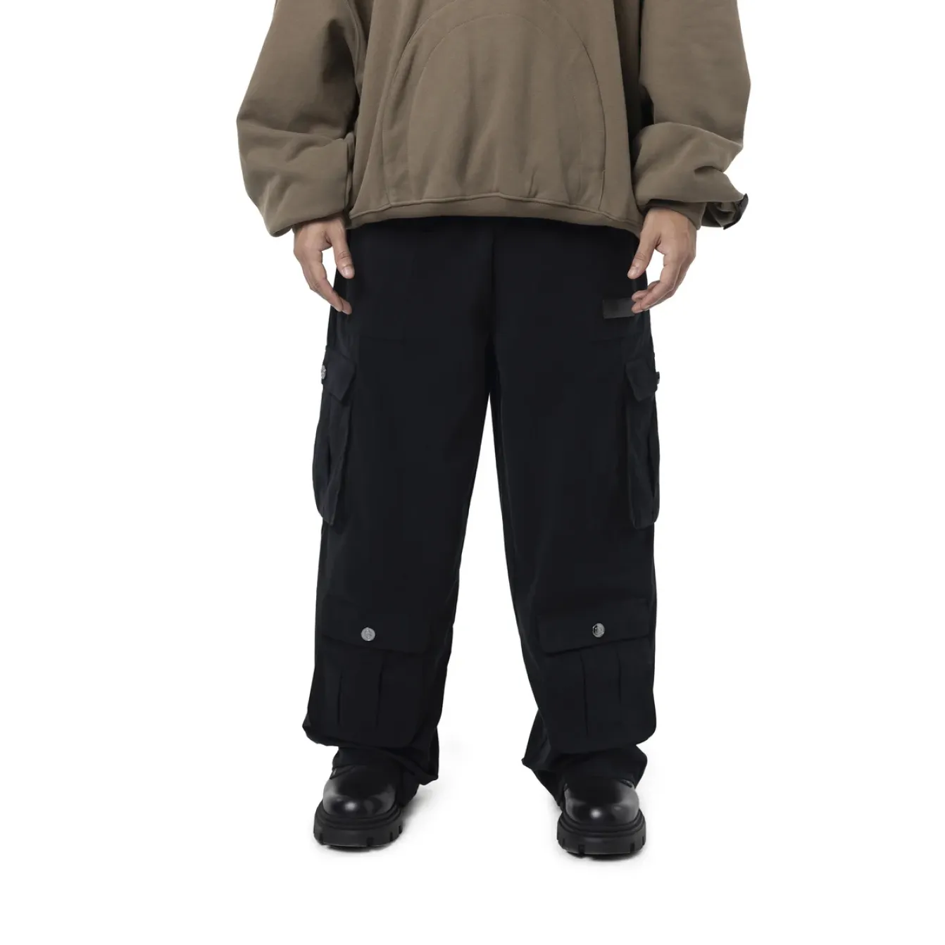 Freeminds cargo black pants