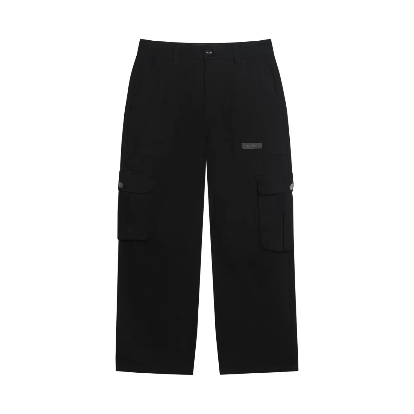 FREEMINDS - WASHED BLACK CARGO PANTS FREEMINDS - WASHED BLACK CARGO PANTS