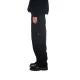 FREEMINDS - WASHED BLACK CARGO PANTS FREEMINDS - WASHED BLACK CARGO PANTS