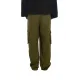 FREEMINDS - WASHED GREEN NAVY CARGO PANTS