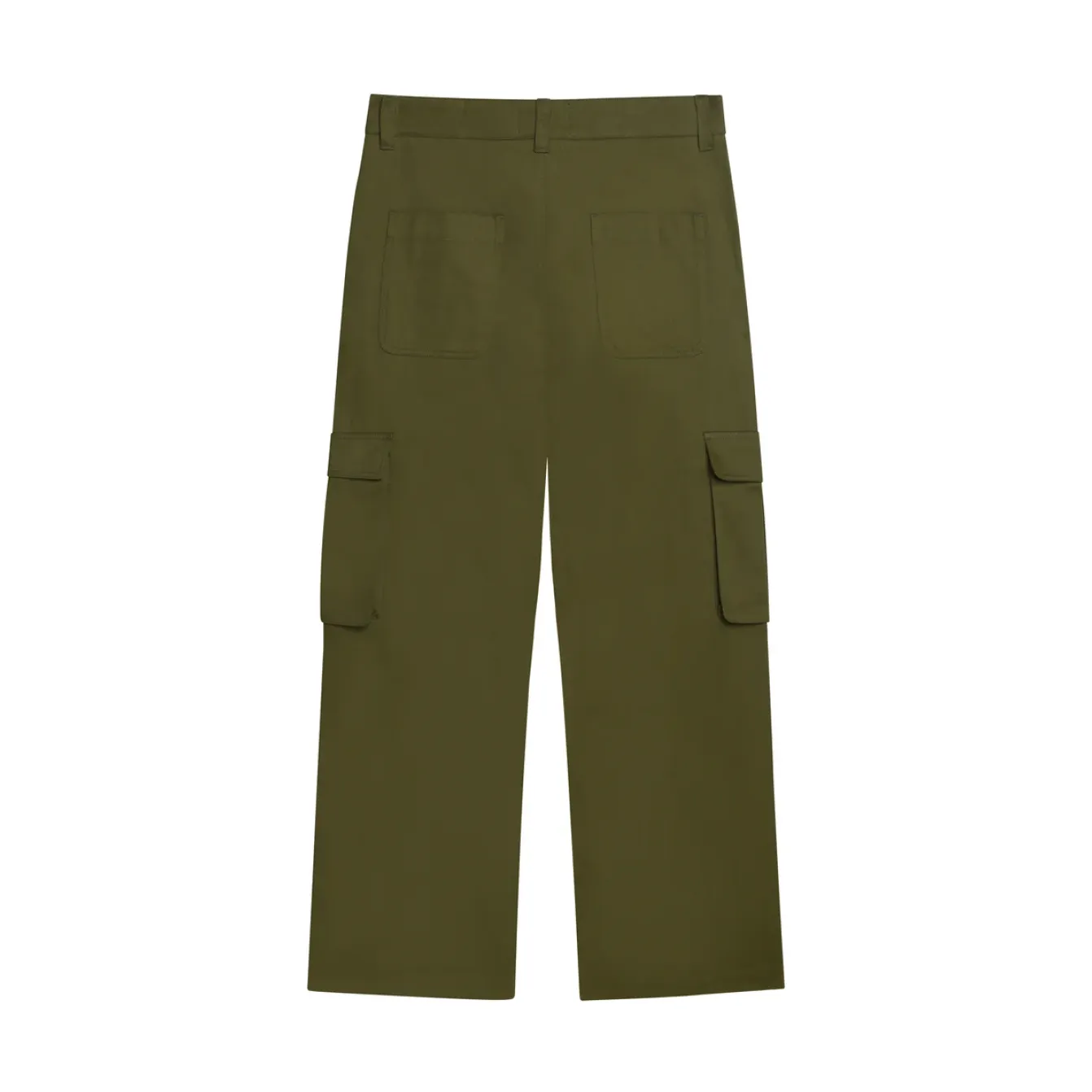 FREEMINDS - WASHED GREEN NAVY CARGO PANTS