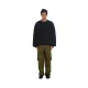 FREEMINDS - WASHED GREEN NAVY CARGO PANTS