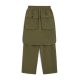 Freeminds - green navy Layered cargo sweatpant Freeminds - green navy Layered cargo sweatpant