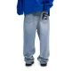 FADED EFFECT STRAIGHT LEG JEANS - FREEMINDS