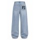 FADED EFFECT STRAIGHT LEG JEANS - FREEMINDS