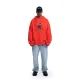 Freeminds  - RADIANT RED BOUNDARIES OVERSIZED HOODIE