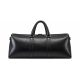 Black leather duffle bag Black leather duffle bag