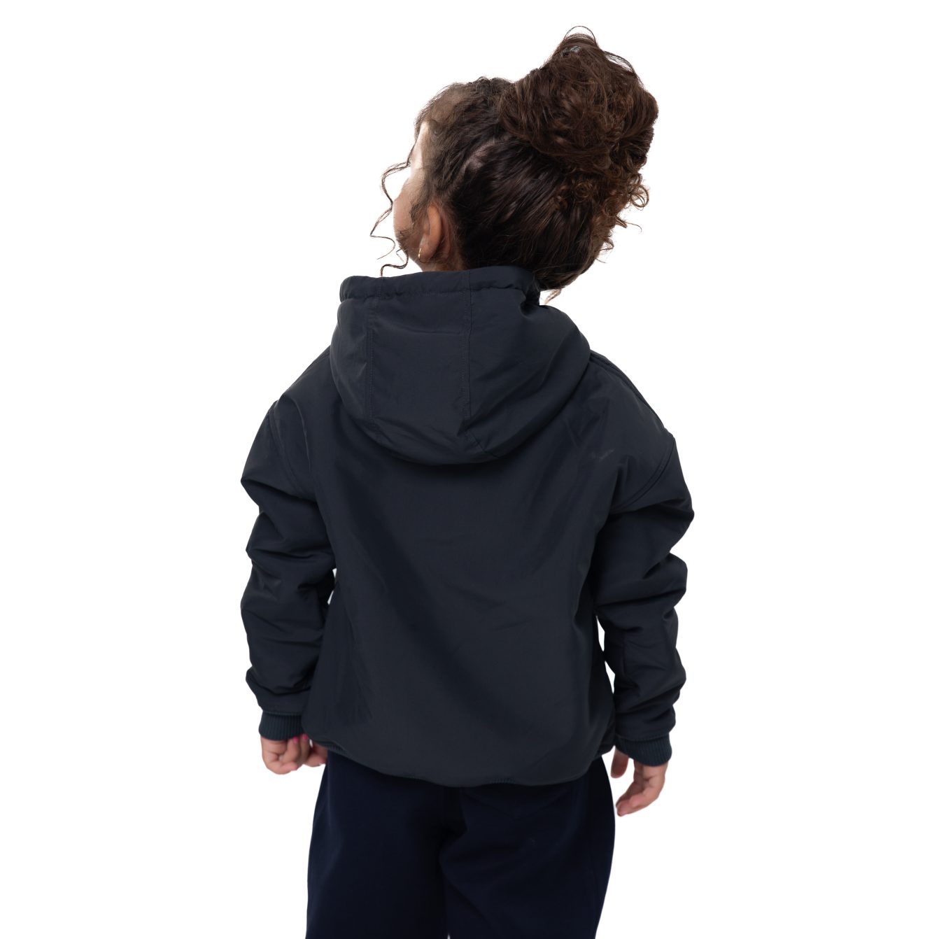 Kids Snowy Hoodie - Gray