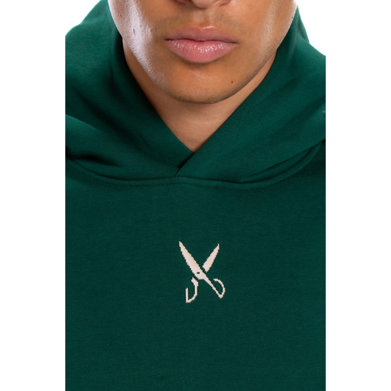 Hoodie Oversize Zigzag - Green