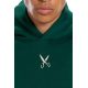 Hoodie Oversize Zigzag - Green