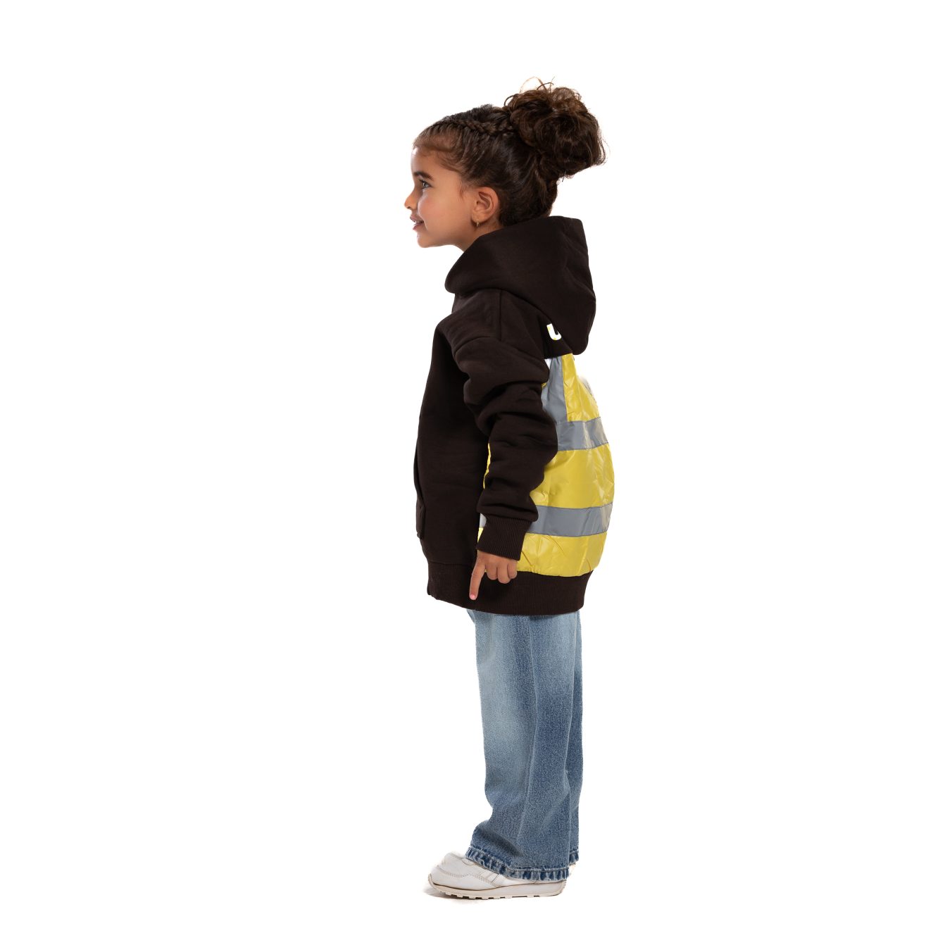 Kids Underground Brown / Yellow Hoodie