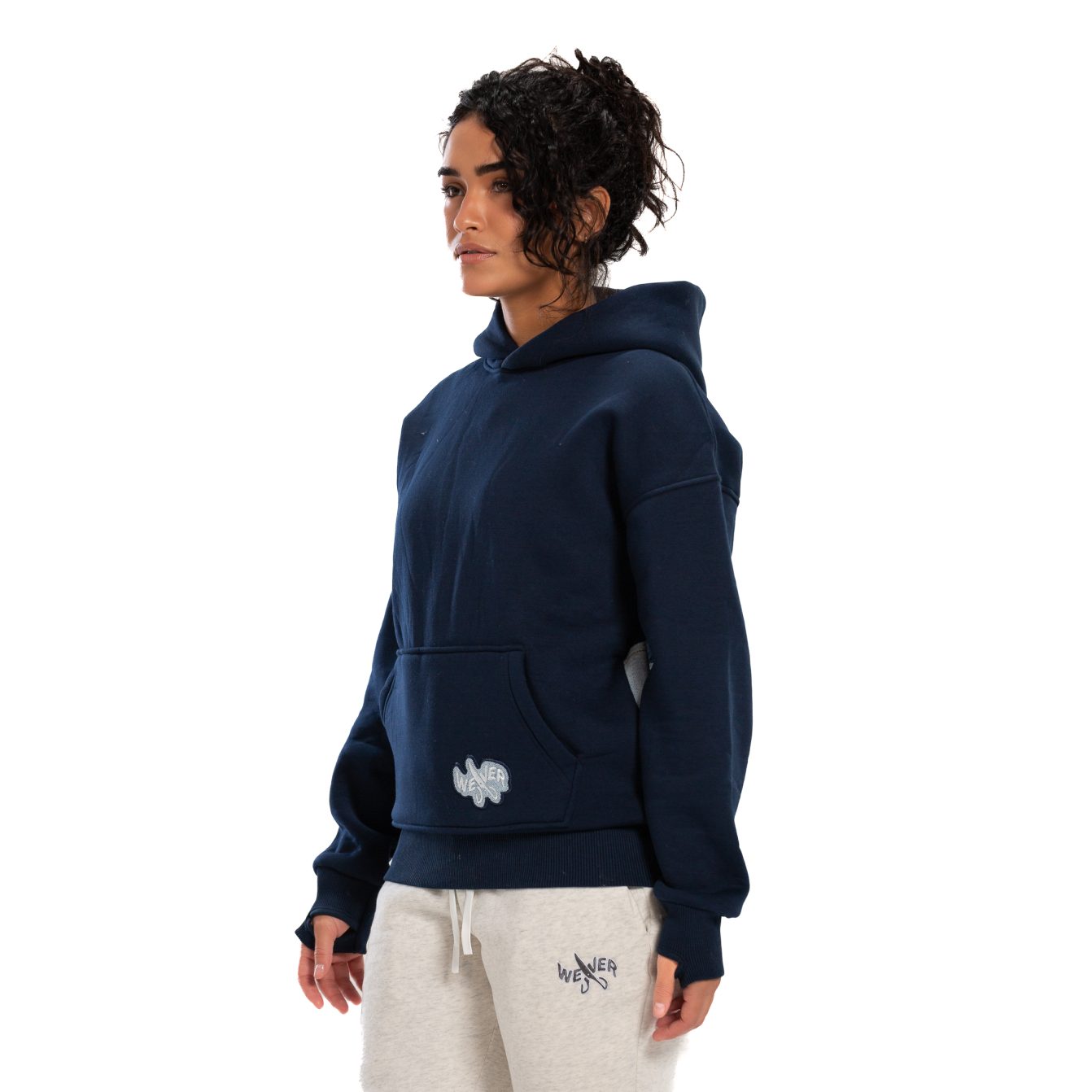 Jeans Hoodie - Navy Blue