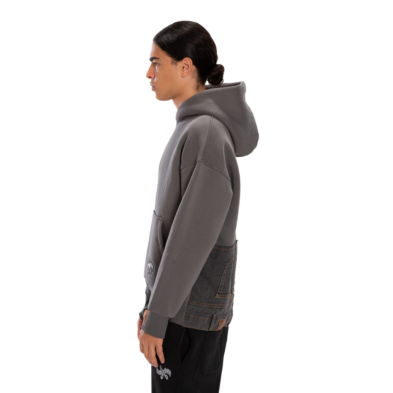 Jeans Hoodie - Gray