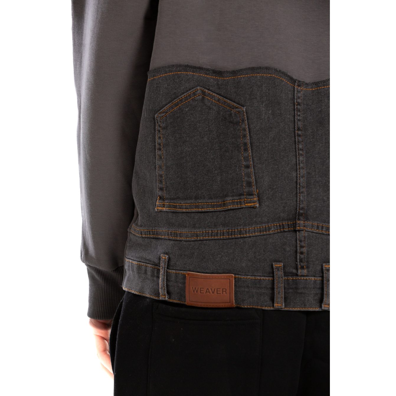 Jeans Hoodie - Gray