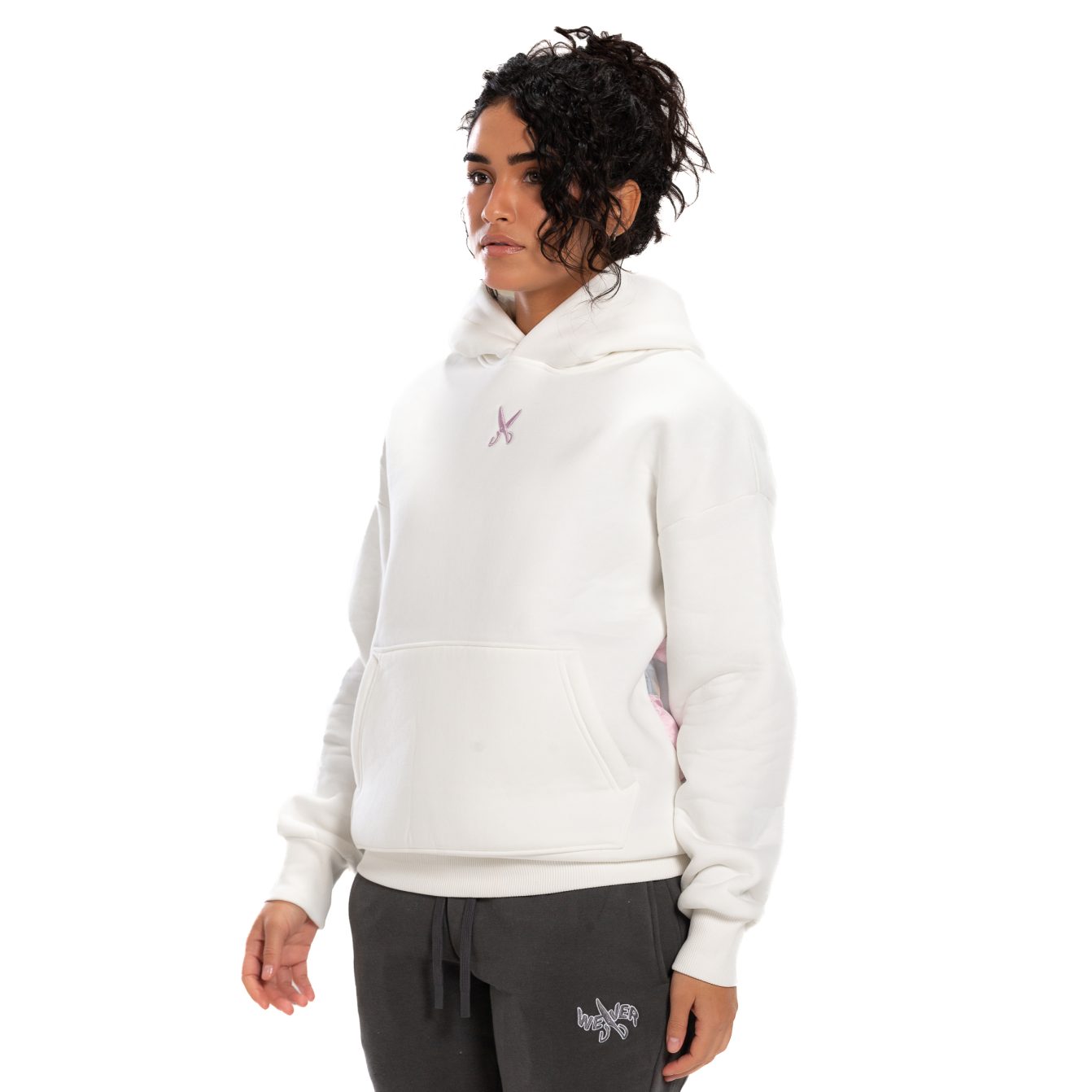 Underground Off White/Pink Hoodie