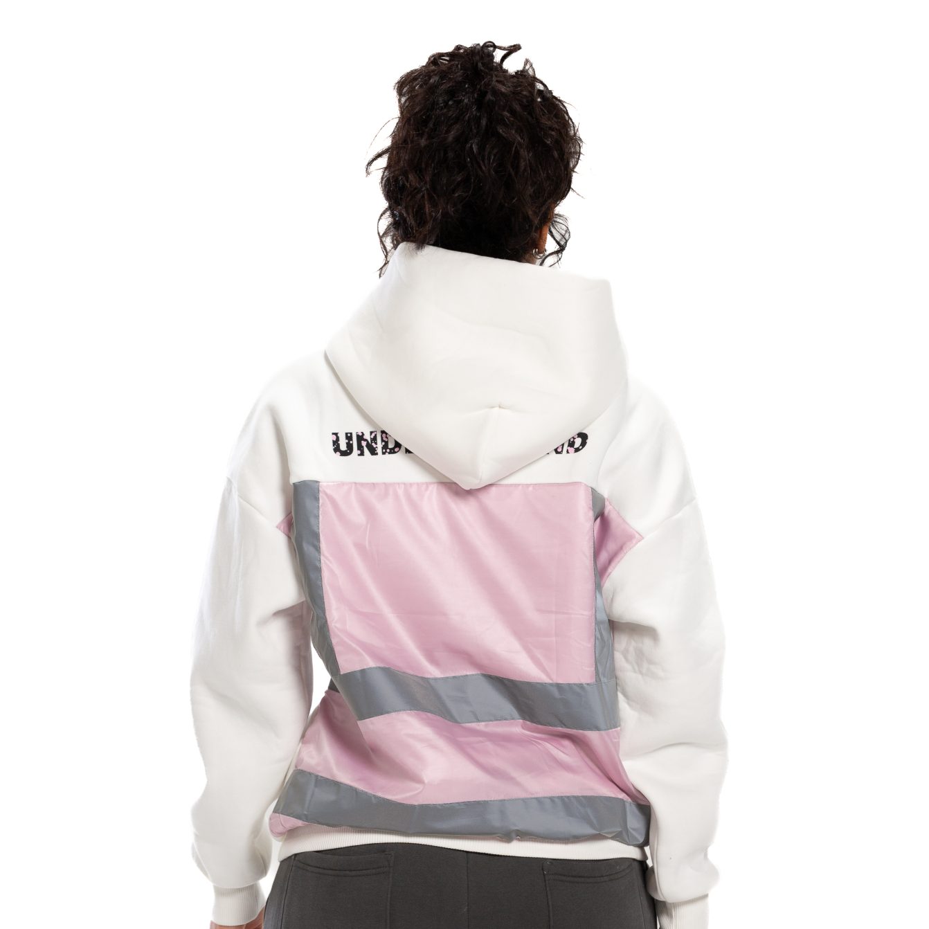 Underground Off White/Pink Hoodie