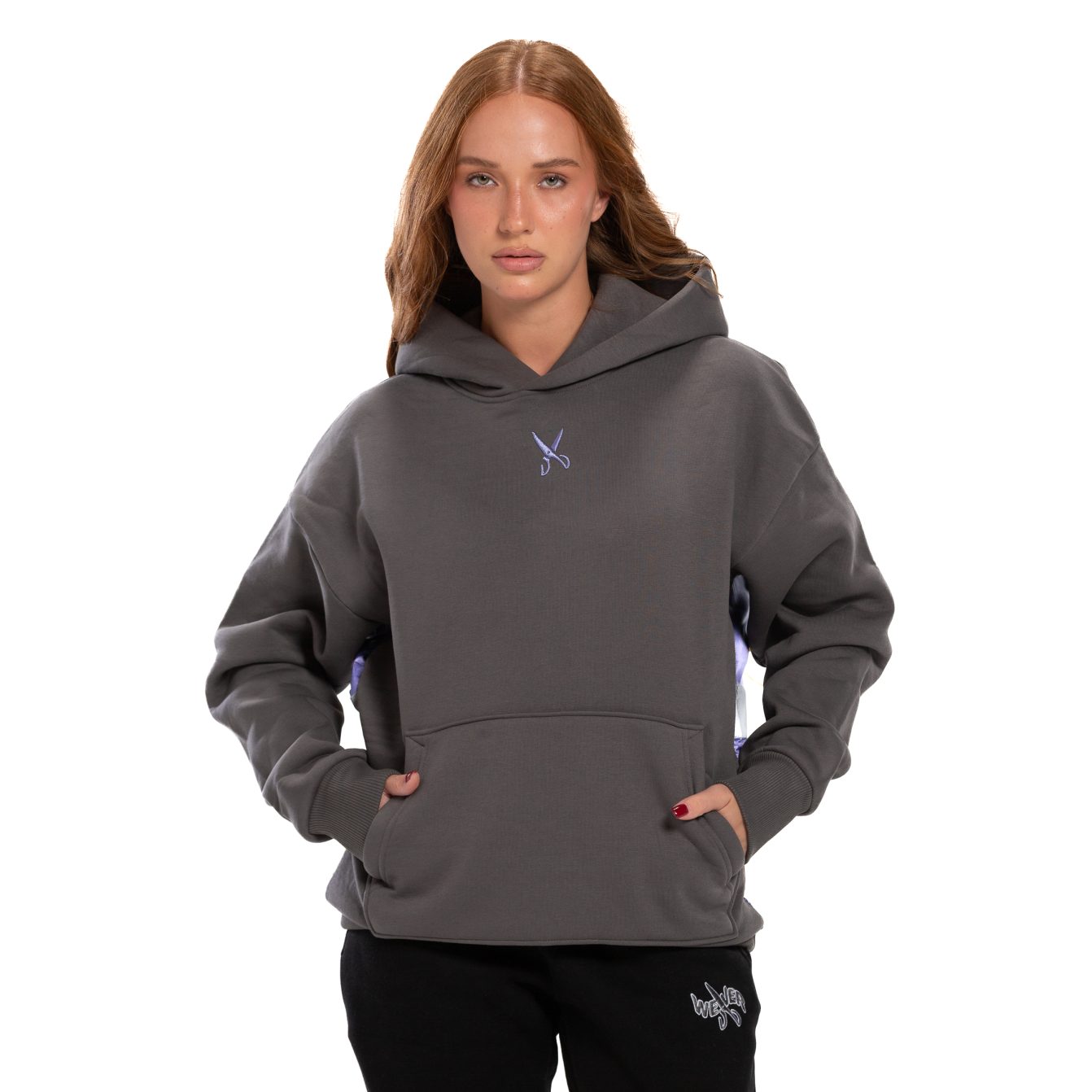 Underground Gray/ purple Hoodie