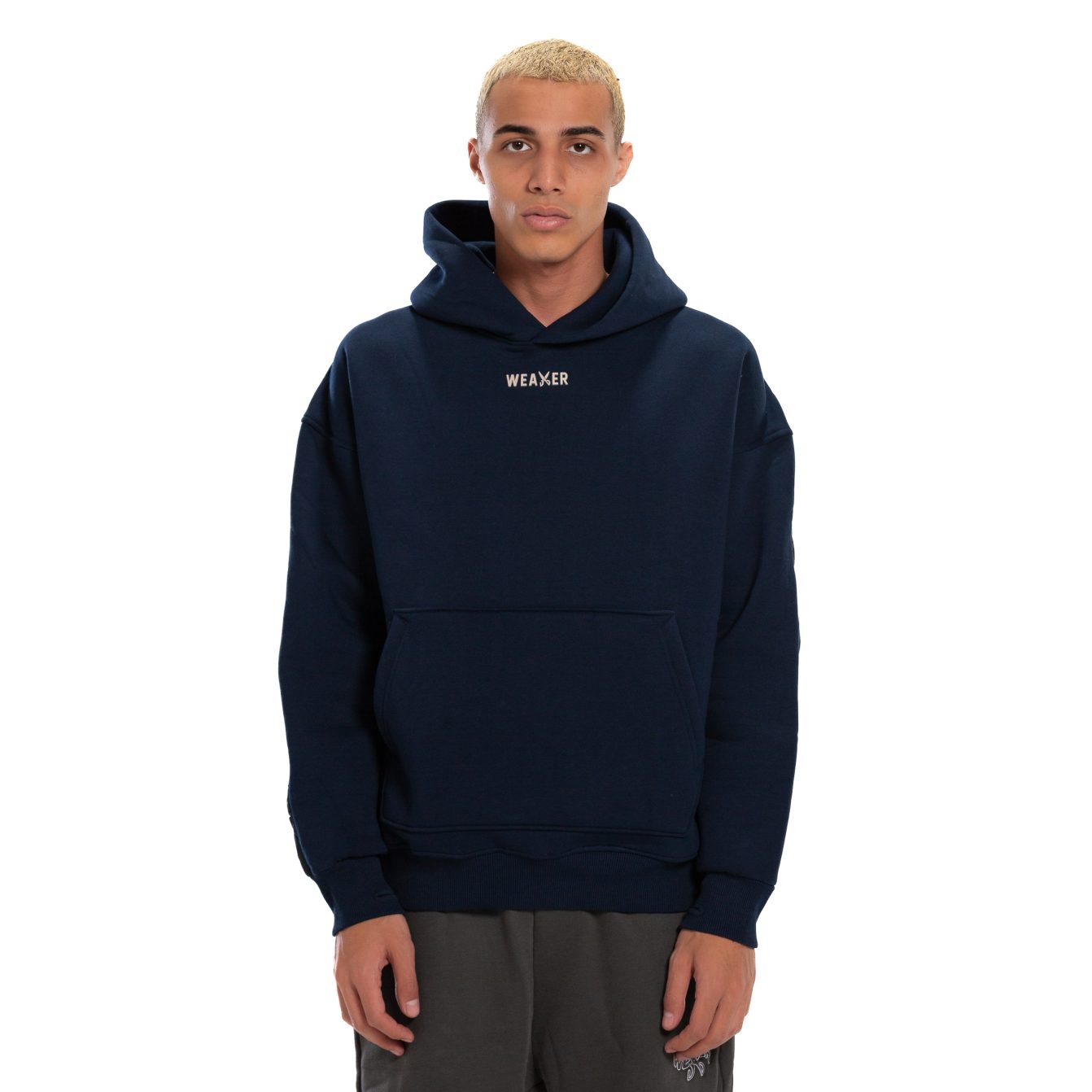 Hoodie Jacket Oversize - Navy Blue