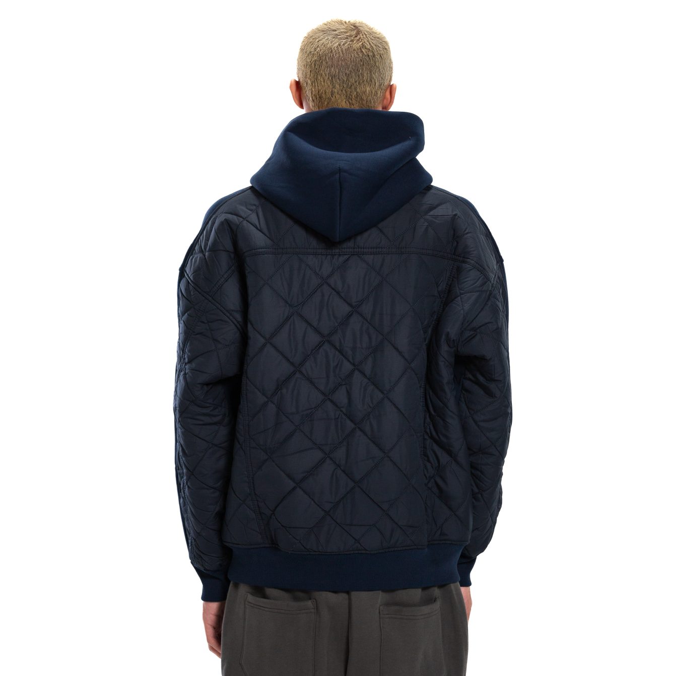 Hoodie Jacket Oversize - Navy Blue
