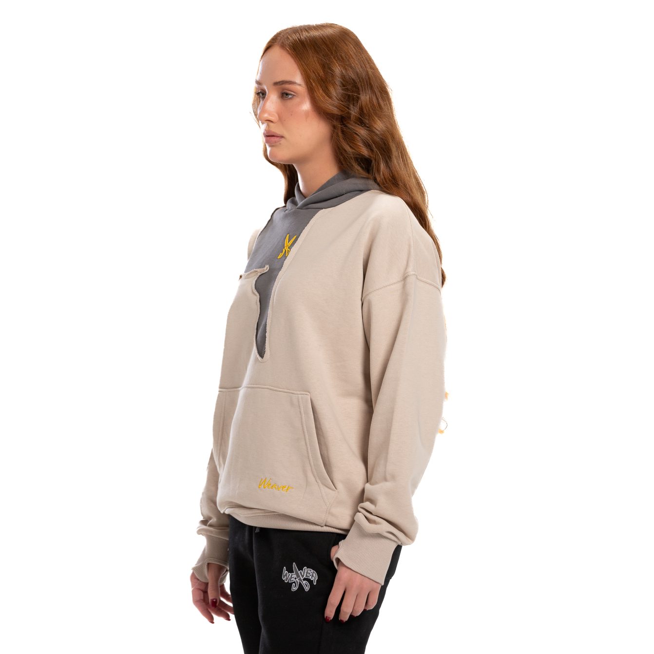 23Hoodie Oversize - Paige/ Gray