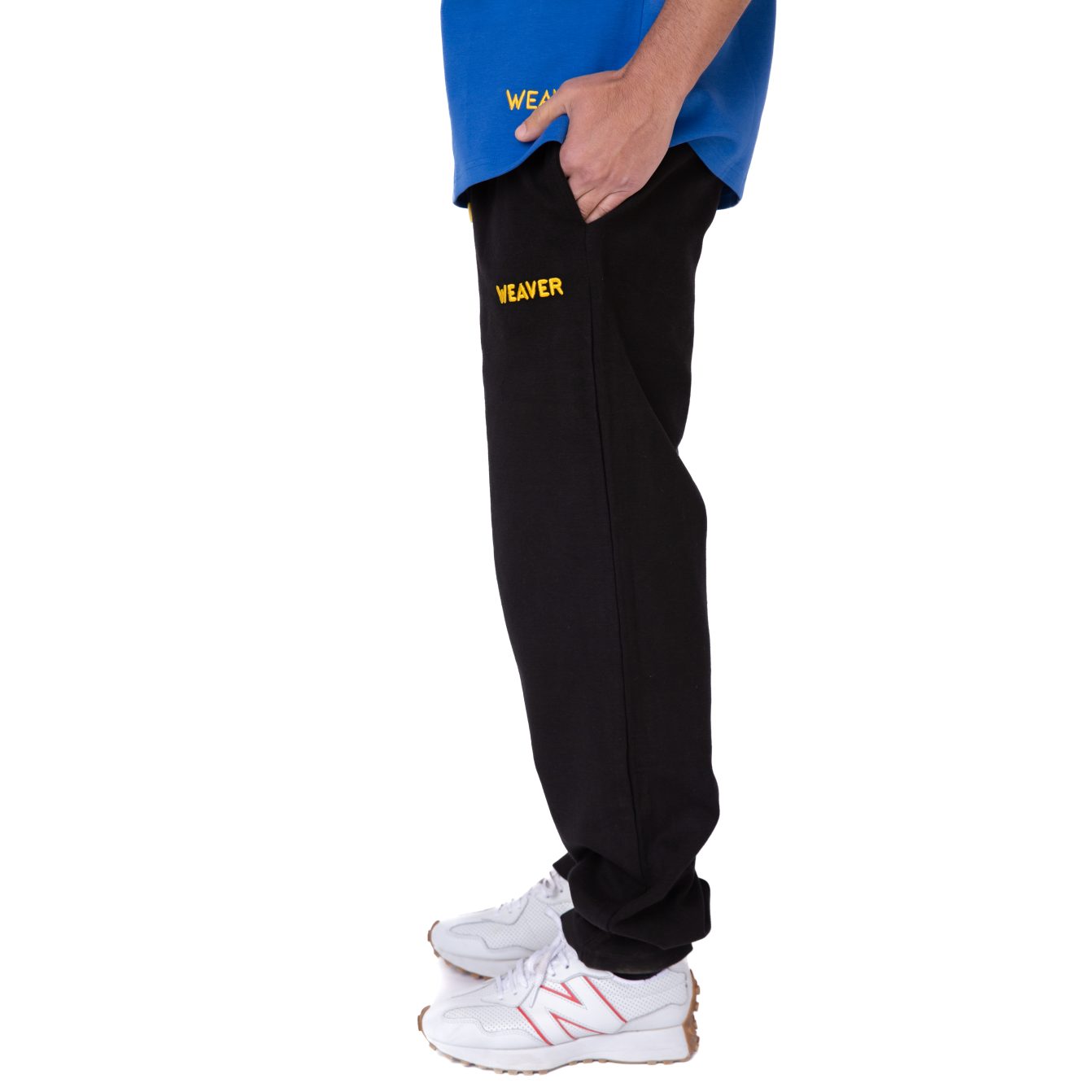 Cotton trousers-Black