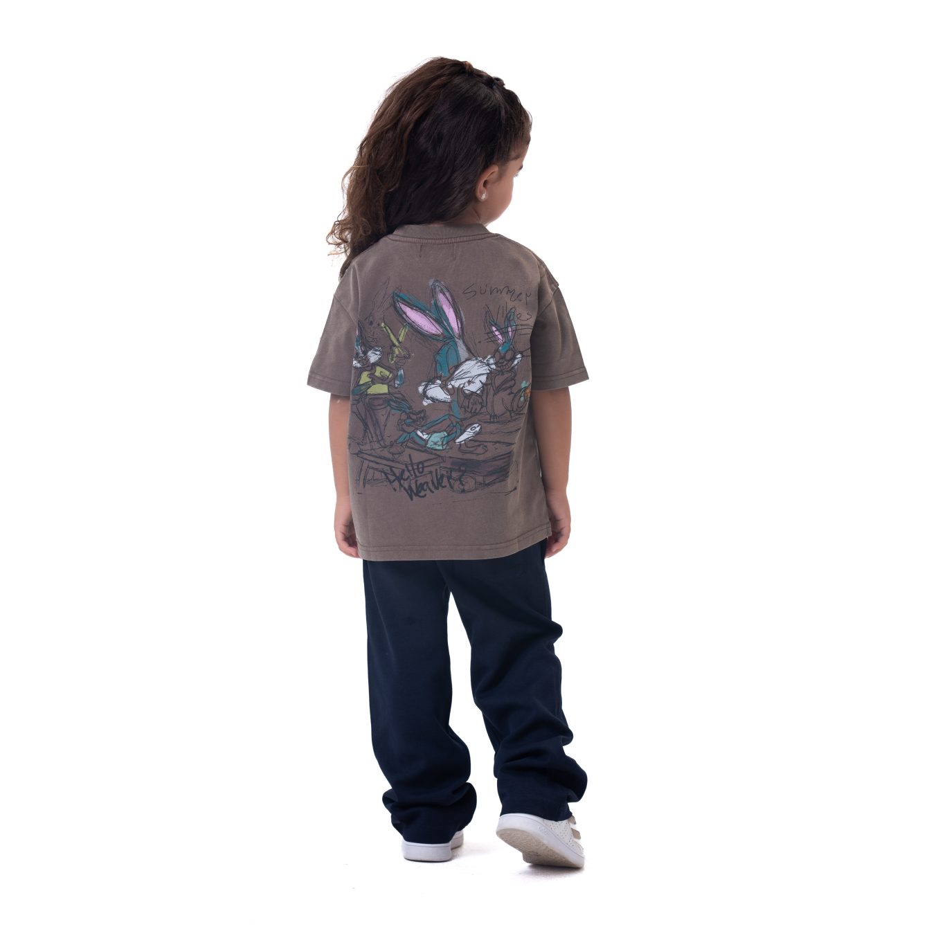 Kids Cartoon washed T-shirt - Brawn