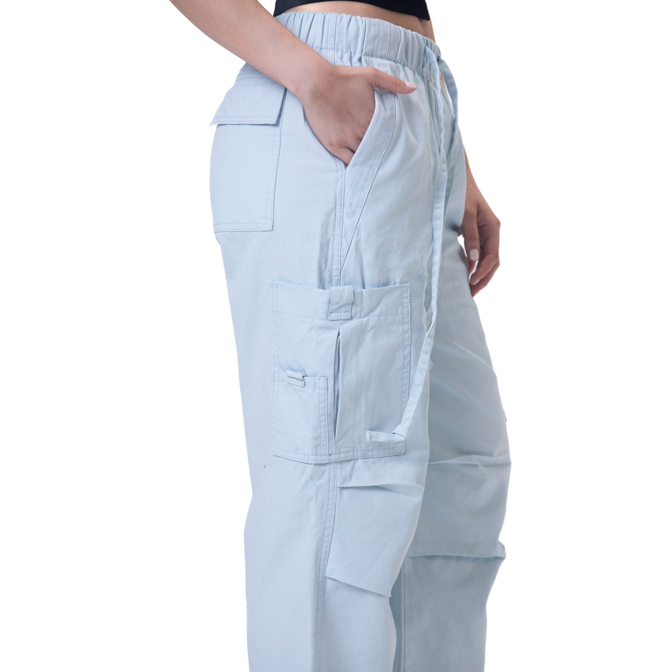 Unisex Cargo trousers - Baby blue