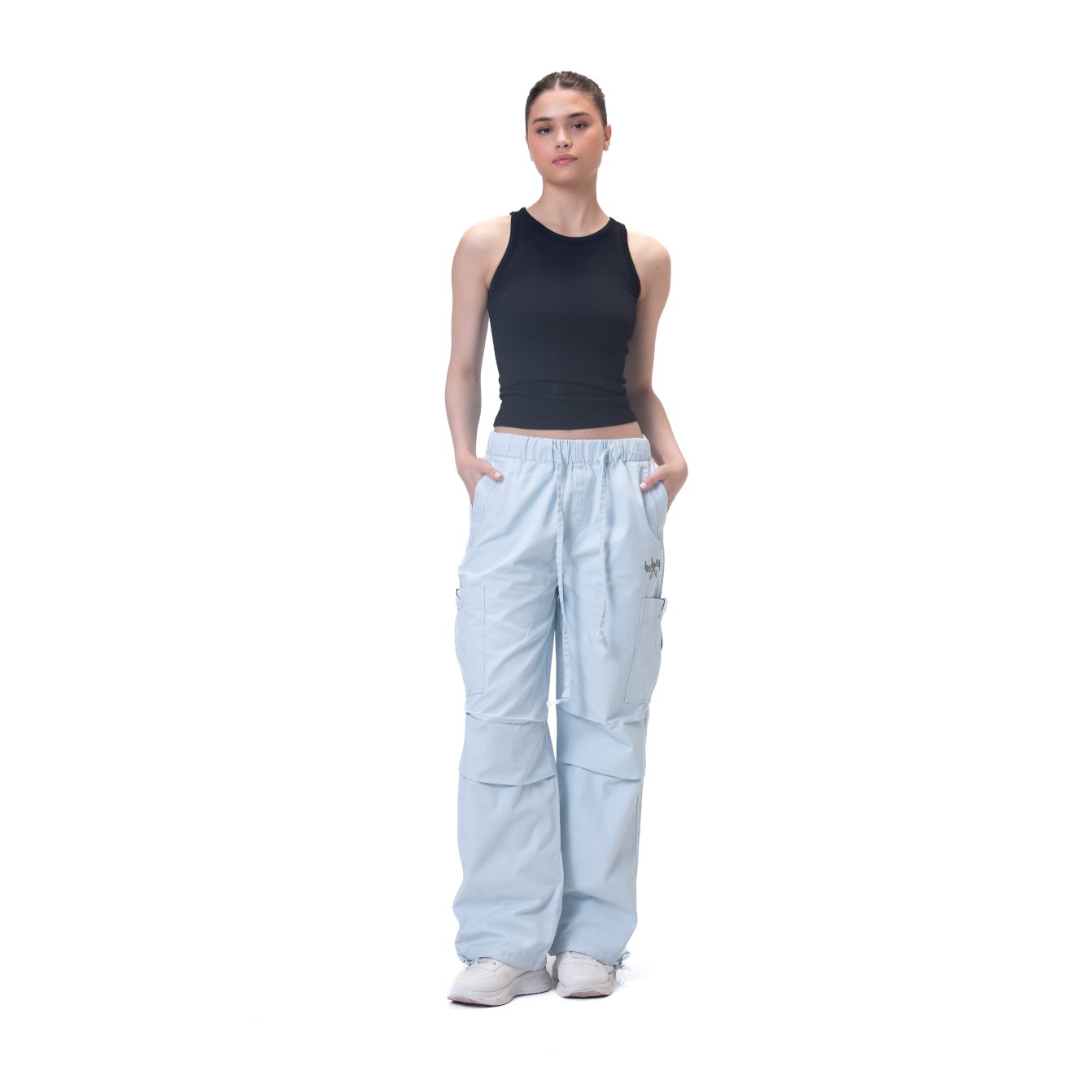 Unisex Cargo trousers - Baby blue