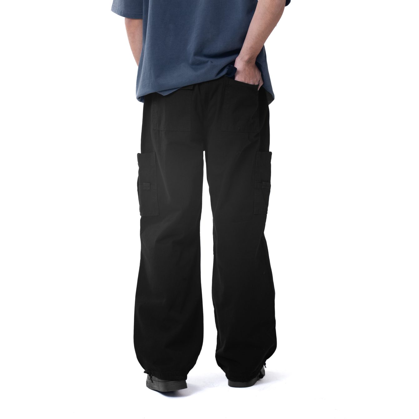 Unisex Cargo trousers - Black