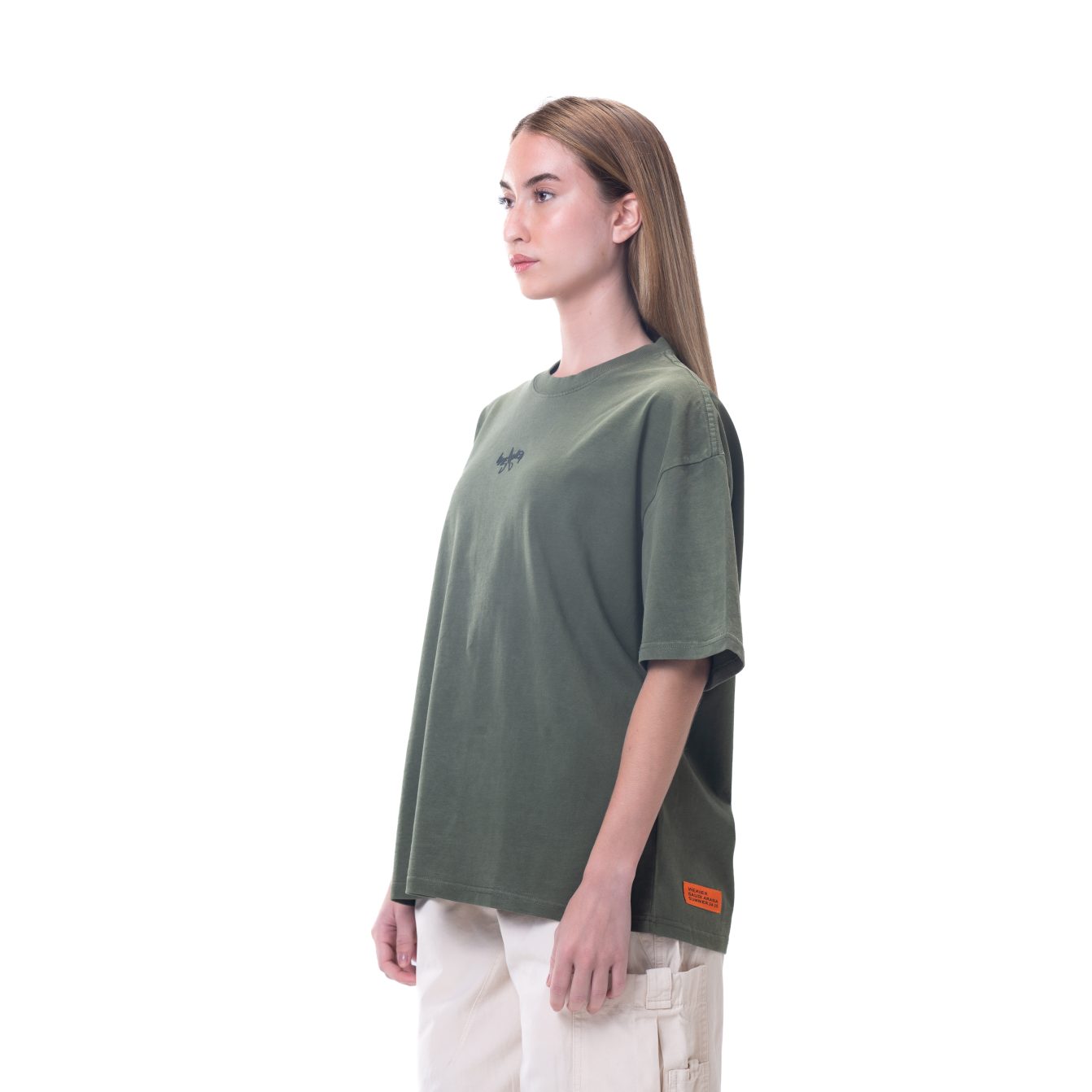 New washed T-shirt-Oily