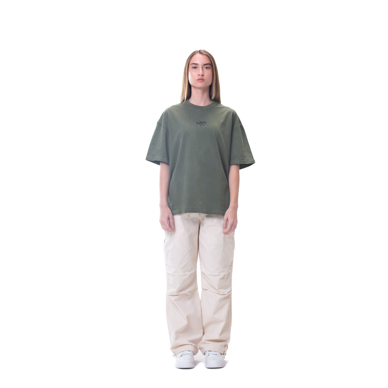 New washed T-shirt-Oily