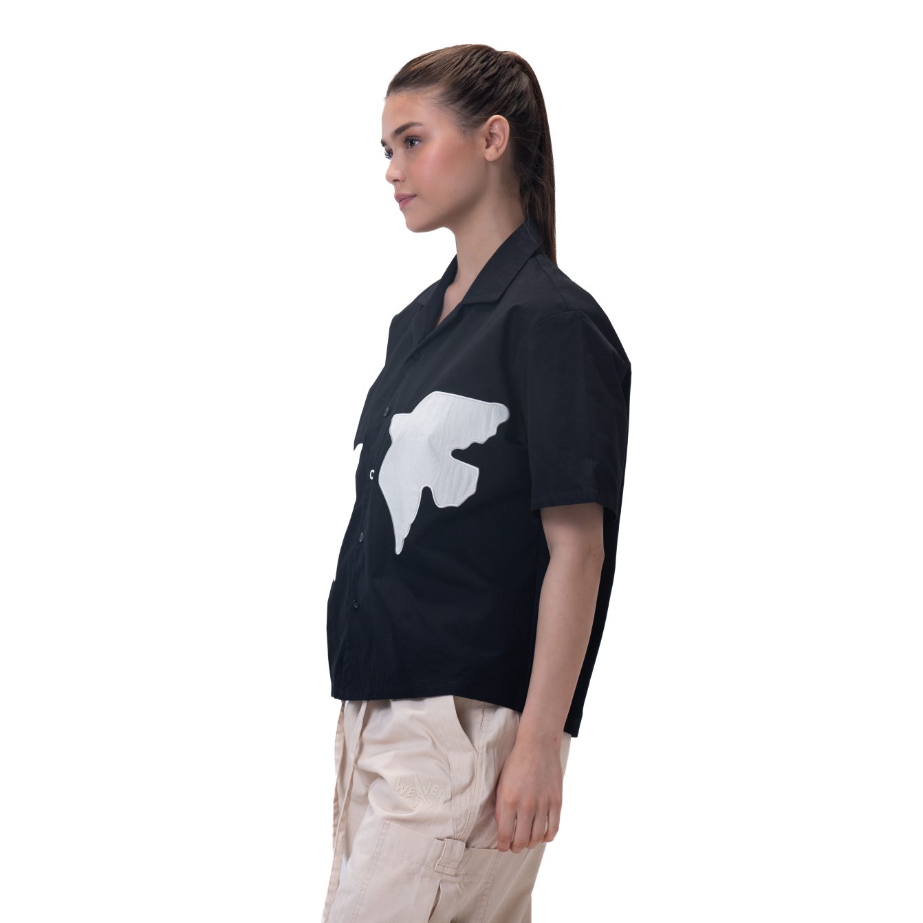 Unisex shirt-Black - Boxy