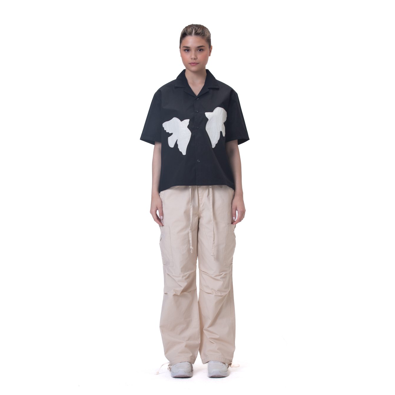Unisex shirt-Black - Boxy