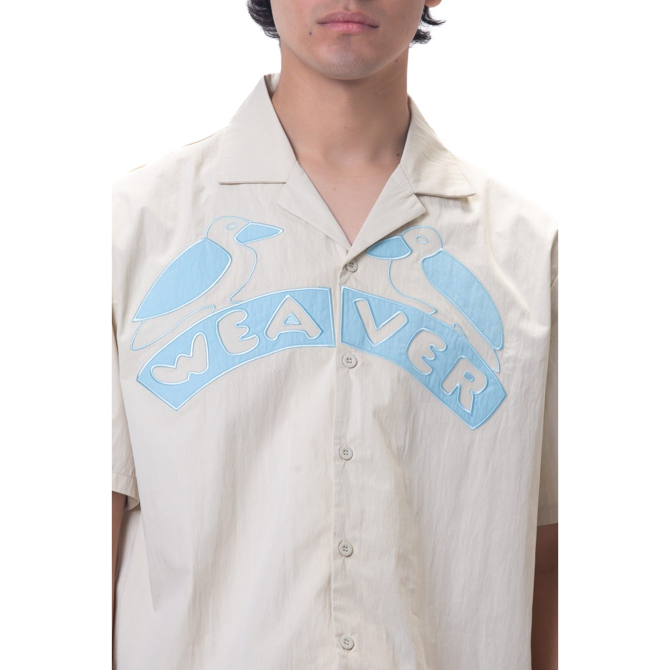Unisex shirt-Light Beige - Boxy