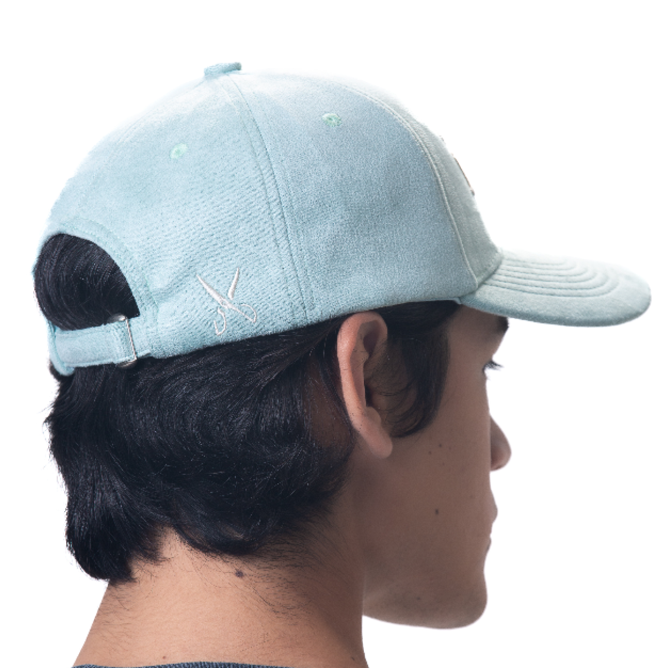 Arabic Chamois cap-Baby blue