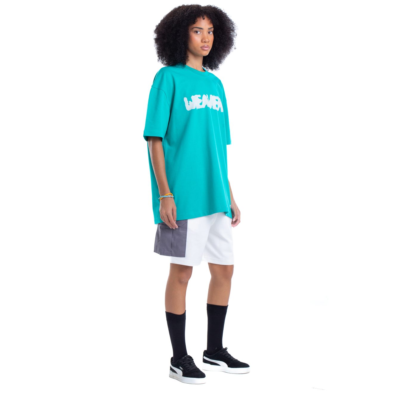Ink T-shirt Oversize - Turquoise