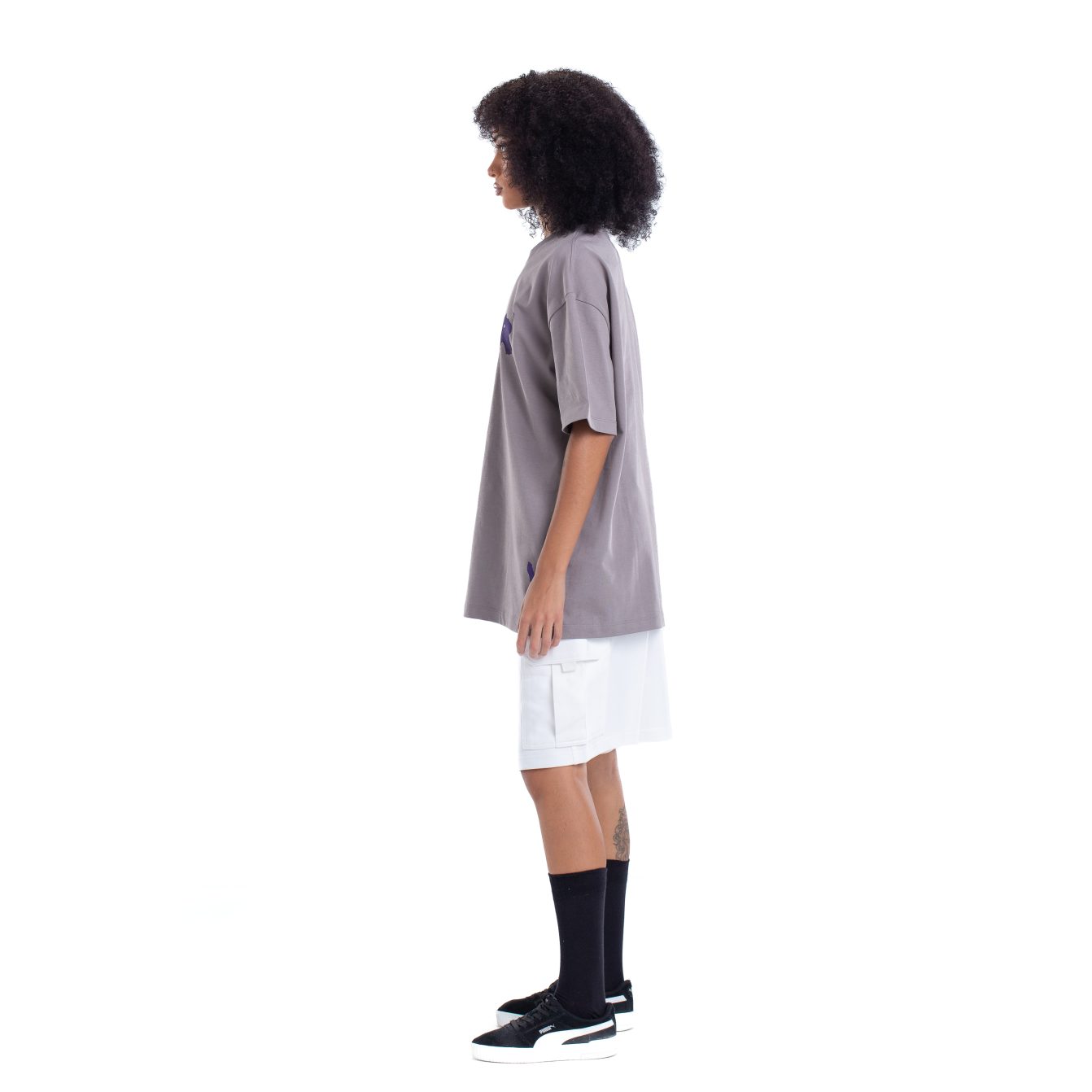 Ink T-shirt Oversize - Gray