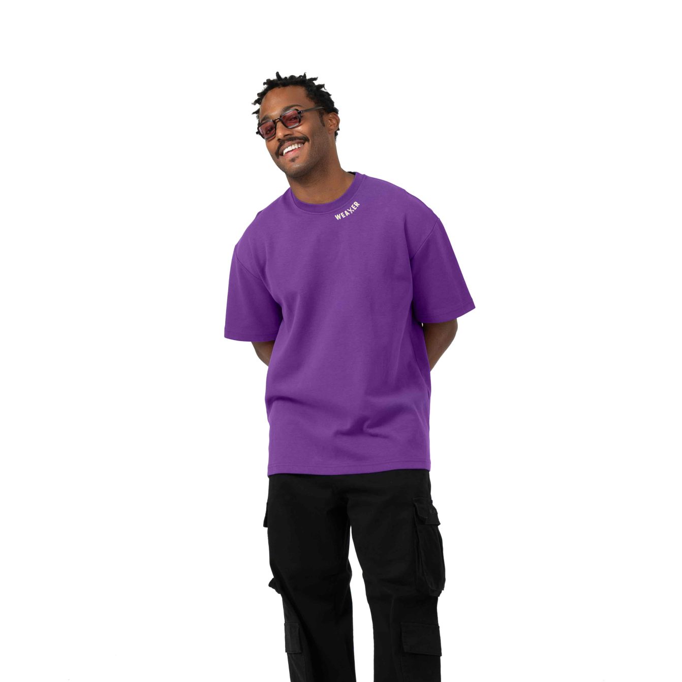 Characters T-shirt Oversize - Purple