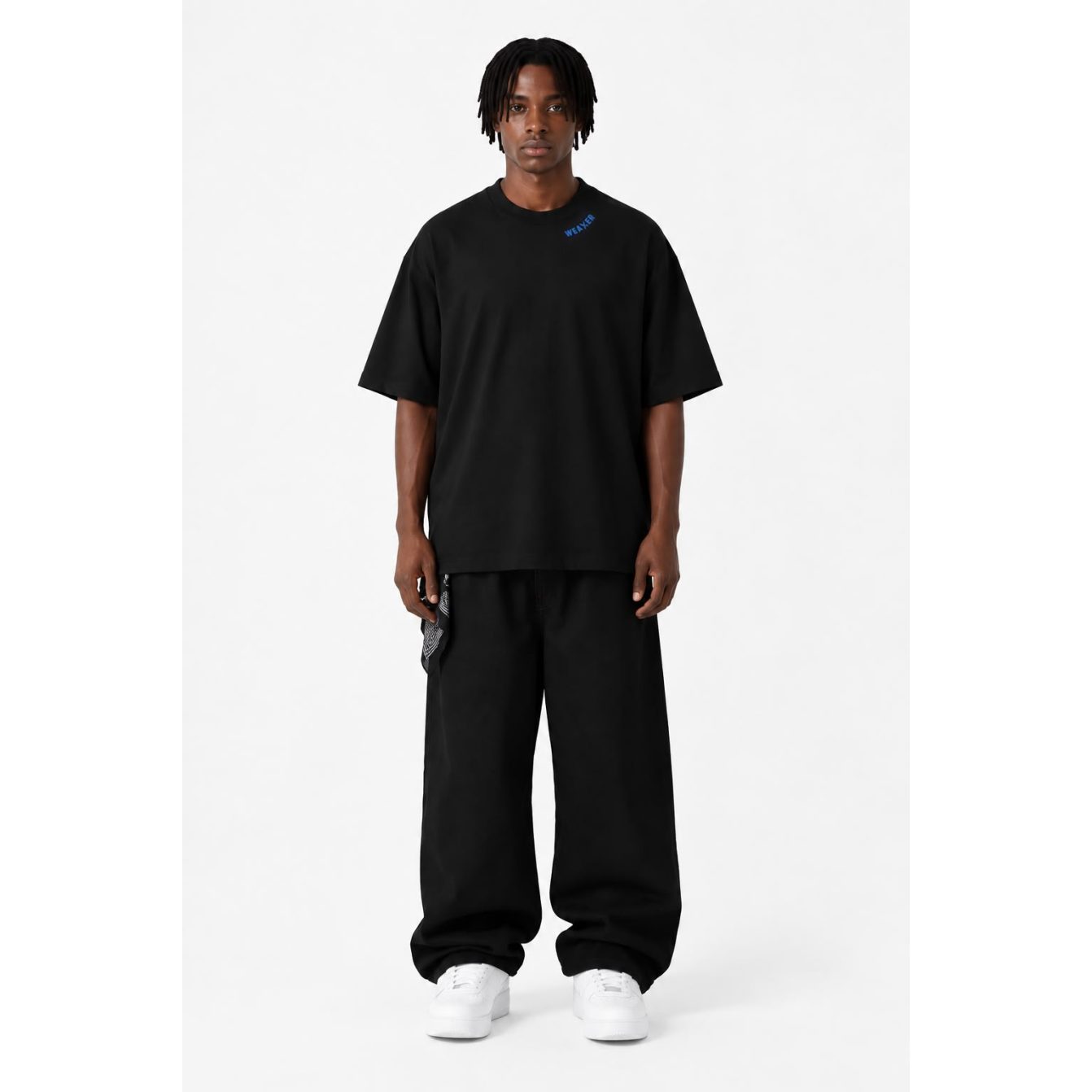 Characters T-shirt Oversize - Black
