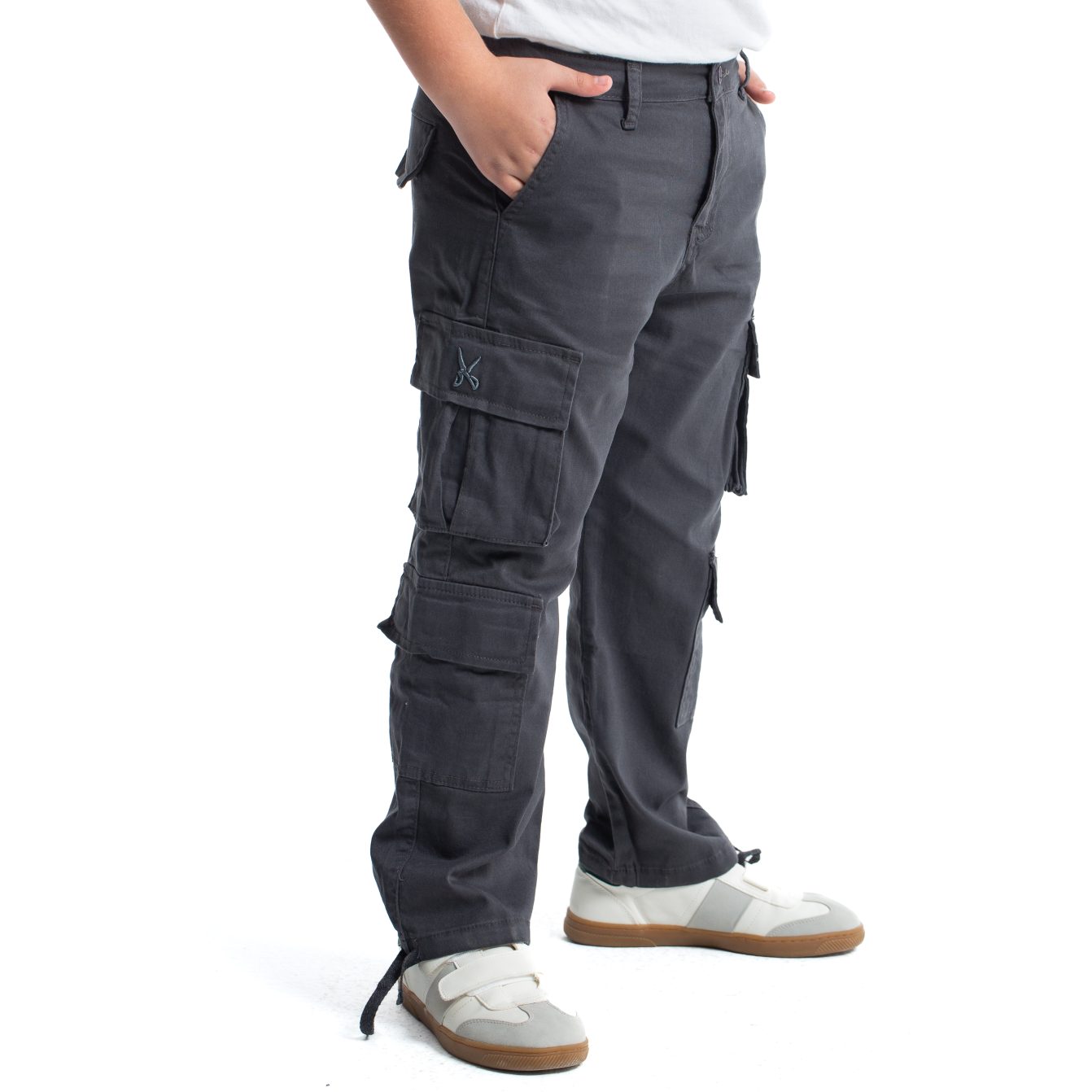 Kids Cargo trousers - Gray