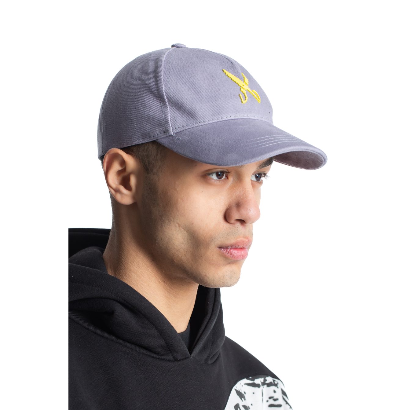 Cap Zigzag Gray / Yellow