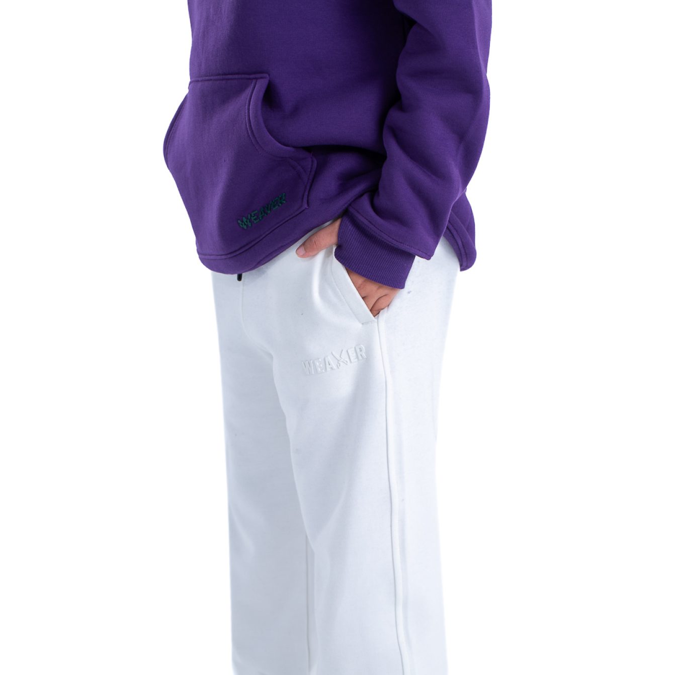New Kids Pants Weaver - White