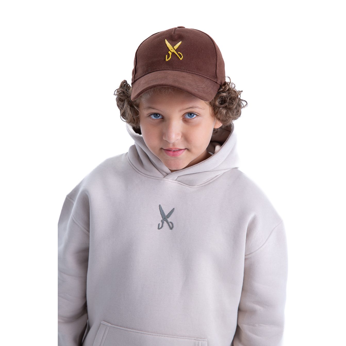 Cap zigzag - Brown