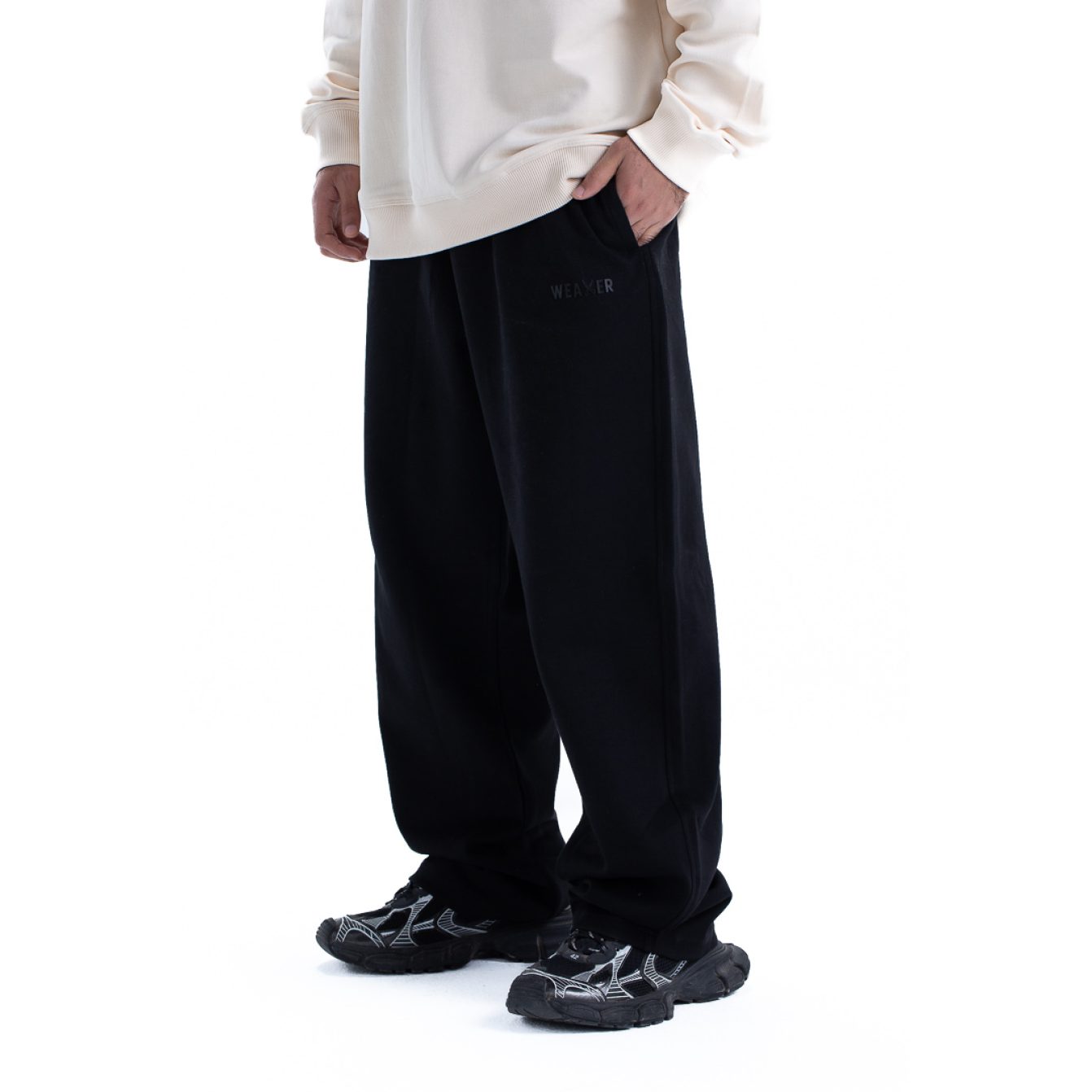 weaver pants oversize - Black